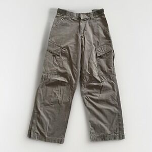 Old Navy Issue Boys 10 Cargo Hiking Pants Zip Off Convertible Outdoor Khaki Tan